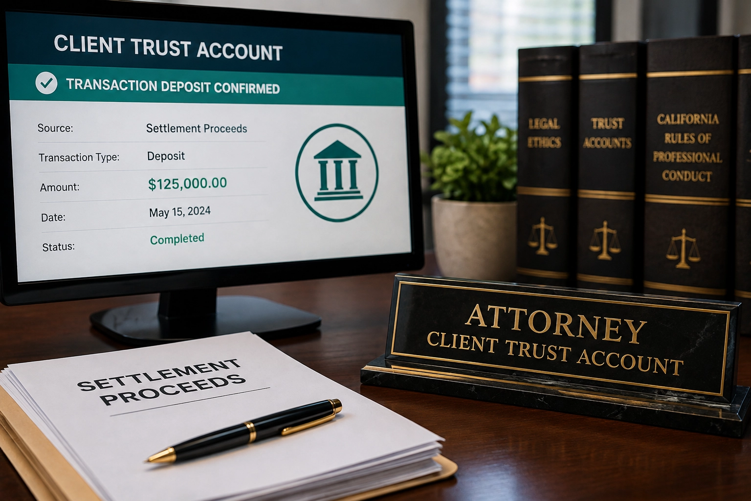 Funds Enter the Trust Account