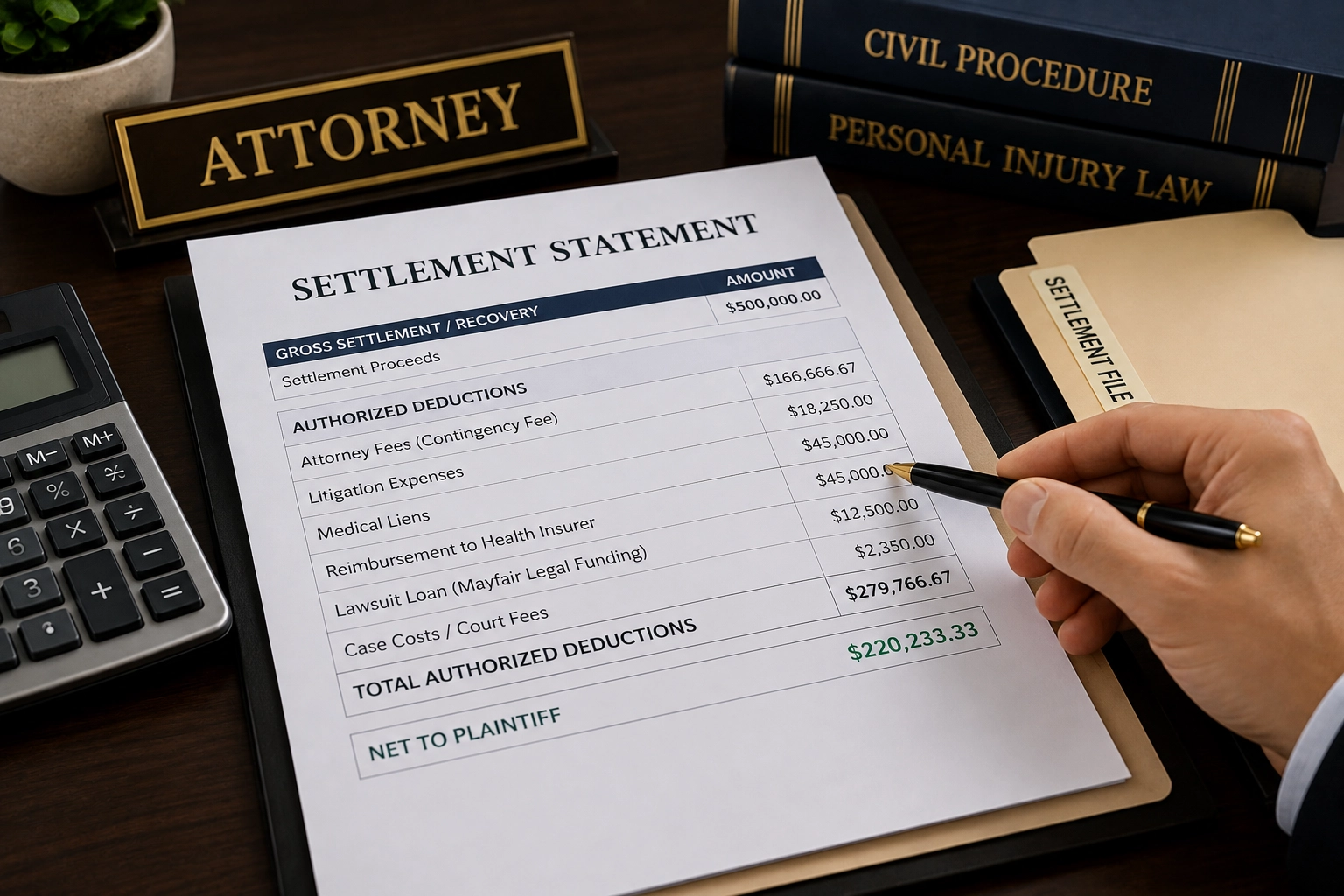 Authorized Deductions Are Resolved